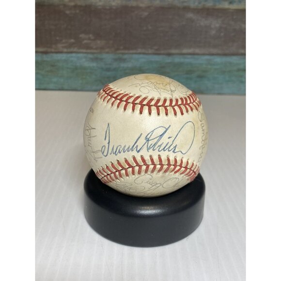 1990 Baltimore Orioles Team Signed Autographed Baseball Frank Robinson +more - Picture 1 of 9